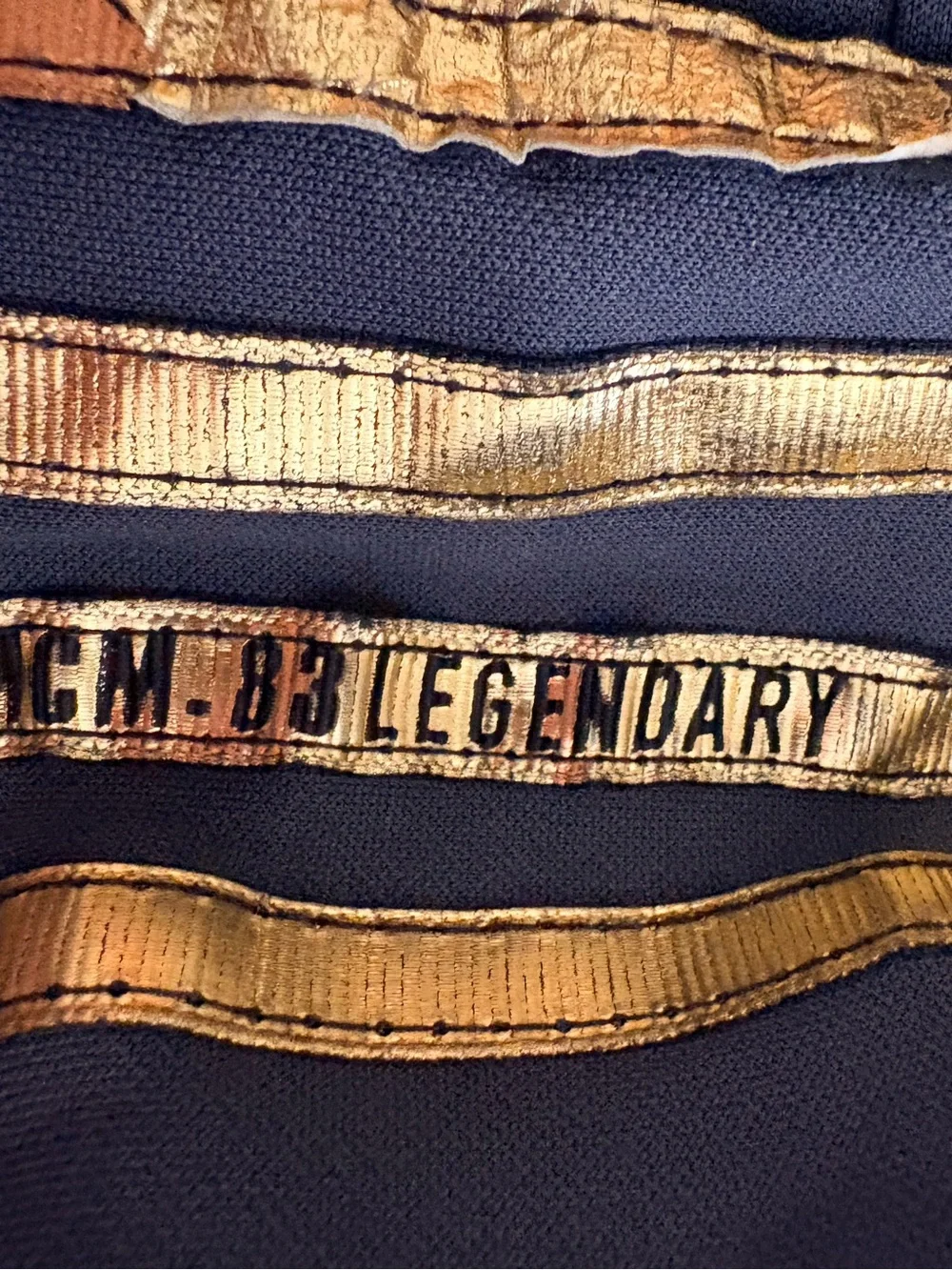 Switch Remarkable MCM-83 Legendary Billionaires Club Gold Track Jacket S